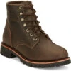 Chippewa Men's Classic 2.0 6" Plain Toe Work Boot - Brown - NC2080 -Rocky Shop NC2080 1000x1000 1