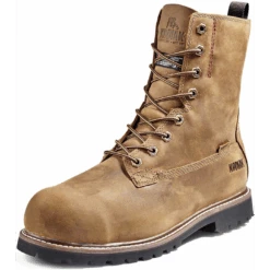 Kodiak Men's Mckinney 8" Comp Toe WP Safety Work Boot -Brown- 4NLSBN -Rocky Shop PS KD 4NLSBN 3L