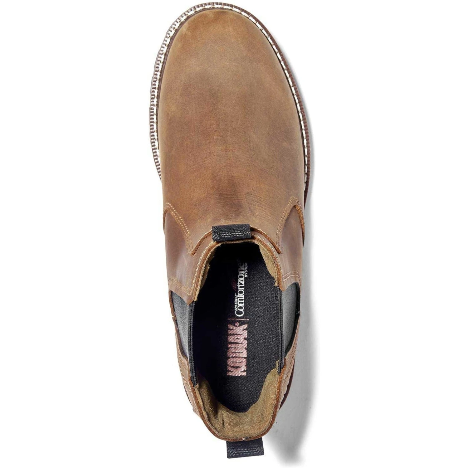 Kodiak Women's Bralorne WP Slip Resist Chelsea Work Boot -Brown- 4TEABN 9 Kodiak Women's Bralorne WP Slip Resist Chelsea Work Boot -Brown- 4TEABN - Image 7