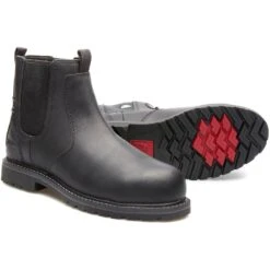 Kodiak Women's Bralorne CT Waterproof Chelsea Work Boot -Black- K4TDBK -Rocky Shop PS KD K4TDBK P