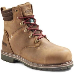 Kodiak Women's Bralorne 6" CT Waterproof Safety Work Boot -Brown- K4TEBN