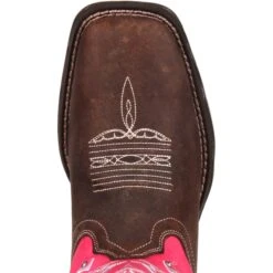 Durango Women's Benefiting Stefanie Spielman Square Toe Western Boot -Rocky Shop RD3557 birdseye