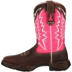 Durango Women's Benefiting Stefanie Spielman Square Toe Western Boot -Rocky Shop RD3557 instep profile
