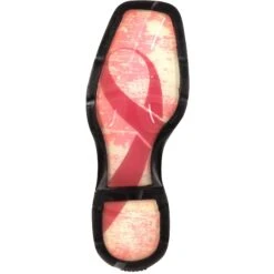 Durango Women's Benefiting Stefanie Spielman Square Toe Western Boot -Rocky Shop RD3557 outsole