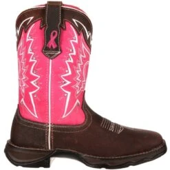 Durango Women's Benefiting Stefanie Spielman Square Toe Western Boot -Rocky Shop RD3557 profile