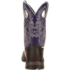 Durango Women's Lady Rebel 10" Square Toe Western Boot- Brown - RD3576 -Rocky Shop RD3576 back