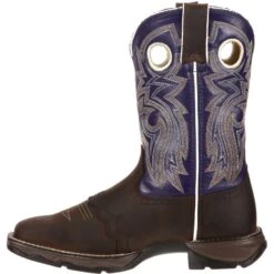 Durango Women's Lady Rebel 10" Square Toe Western Boot- Brown - RD3576 -Rocky Shop RD3576 instep profile