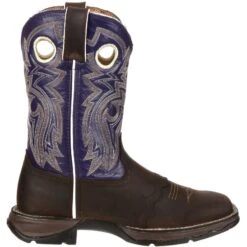 Durango Women's Lady Rebel 10" Square Toe Western Boot- Brown - RD3576 -Rocky Shop RD3576 profile