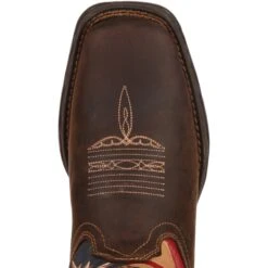 Durango Women's Lady Rebel Patriotic 10" Square Toe Western Flag Boot RD4414 -Rocky Shop RD4414 birdseye