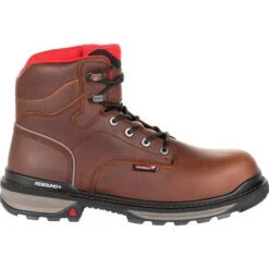 Rocky Men's Rams Horn 6" Comp Toe WP Work Boot - Brown - RKK0257 -Rocky Shop RKK0257 3