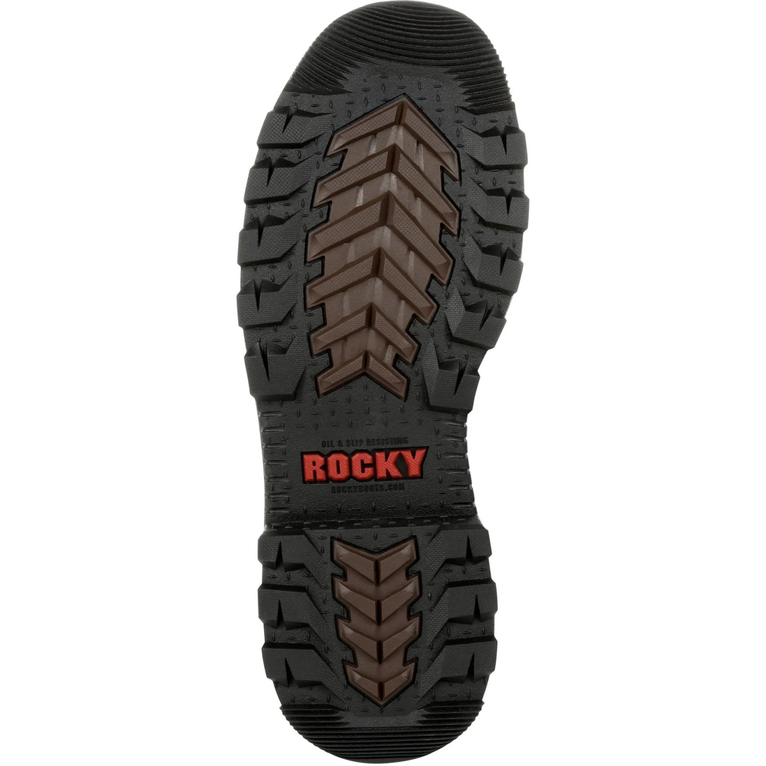 Rocky Men's Rams Horn 10" Comp Toe WP Pull-On Work Boot- Brown- RKK0315 9 Rocky Men's Rams Horn 10" Comp Toe WP Pull-On Work Boot- Brown- RKK0315 - Image 7