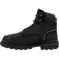 Rocky Men's Rams Horn 9" WP Comp Toe Met Guard Work Boot -Black- RKK0393 -Rocky Shop RKK0393 5 LARGE 0c2030b9 2371 4a24 b024 2a7bd5a0112b