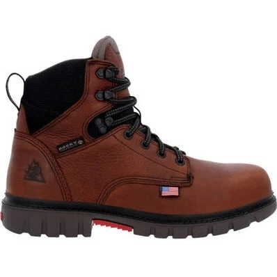 Rocky Men's Worksmart 6" WP Composite Toe Work Boot -Brown- RKK0401 4 Rocky Men's Worksmart 6" WP Composite Toe Work Boot -Brown- RKK0401 - Image 2