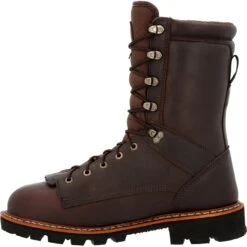 Rocky Men's ELK Stalker 10" WP 400G USA Made Outdoor Hunt Boot- RKS0548 -Rocky Shop RKS0548 instep profile