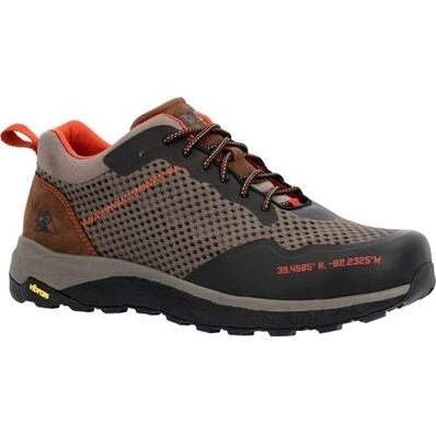 Rocky Men's Summit Elite 3" Lo Top Hiker Boot - Brown And Red - RKS0572 3 Rocky Men's Summit Elite 3" Lo Top Hiker Boot - Brown And Red - RKS0572
