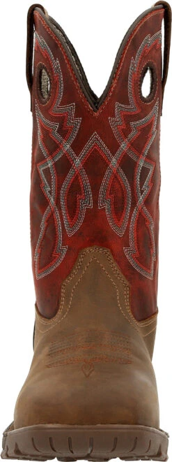 Rocky Men's Legacy 32 10" Steel Toe WP Western Work Boot- Tan- RKW0341 -Rocky Shop RKW0341 front