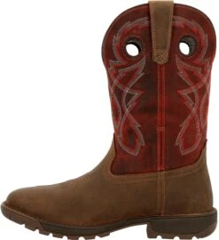 Rocky Men's Legacy 32 10" Steel Toe WP Western Work Boot- Tan- RKW0341 -Rocky Shop RKW0341 instep profile