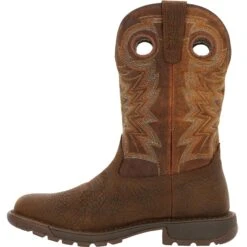 Rocky Men's Legacy 32 11" Square Toe WP Western Boot - Brown - RKW0355 -Rocky Shop RKW0355 instep profile