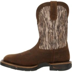 Rocky Men's Long Range 11" Square Toe WP Western Work Boot - RKW0358 12 Rocky Men's Long Range 11" Square Toe WP Western Work Boot - RKW0358 -Rocky Shop RKW0358 instep profile