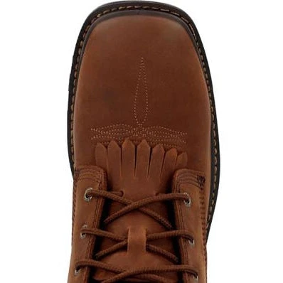 Rocky Men's Rams Horn 9" Comp Toe WP Western Work Boot -Brown- RKW0407 8 Rocky Men's Rams Horn 9" Comp Toe WP Western Work Boot -Brown- RKW0407 - Image 6