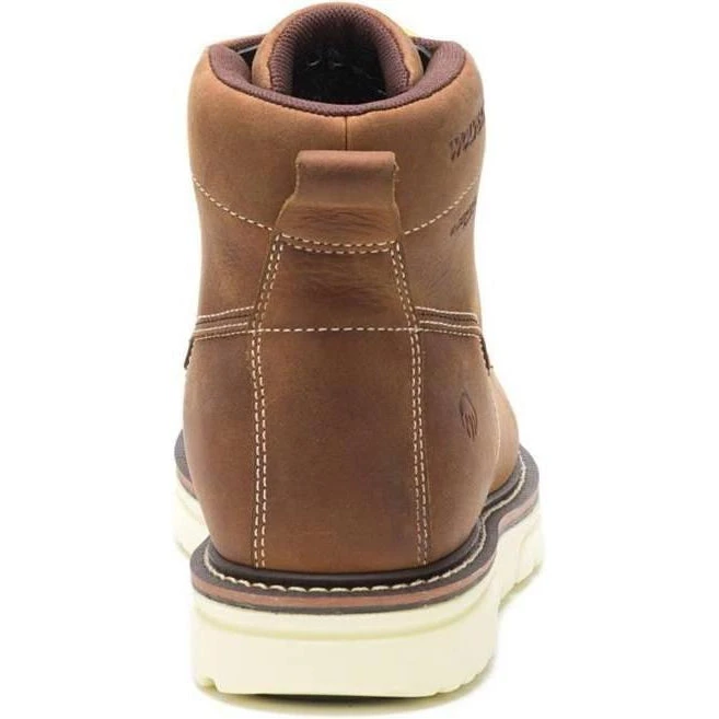 Wolverine Men's I-90 Durashock 6" Comp Toe WP Wedge Work Boot - Tan - W201097 7 Wolverine Men's I-90 Durashock 6" Comp Toe WP Wedge Work Boot - Tan - W201097 - Image 5