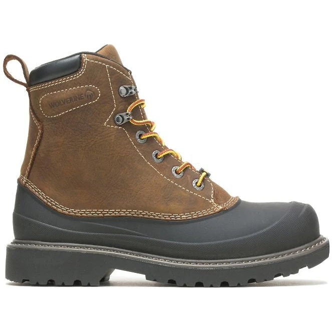 Wolverine Men's Floorhand Swamp 6" WP Steel Toe Work Boot Brown W221019 4 Wolverine Men's Floorhand Swamp 6" WP Steel Toe Work Boot Brown W221019 - Image 2