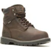 Wolverine Men's Floorhand 6" Steel Toe WP Work Boot -Brown- W231024 -Rocky Shop WBSM W231024 012822 S23 045