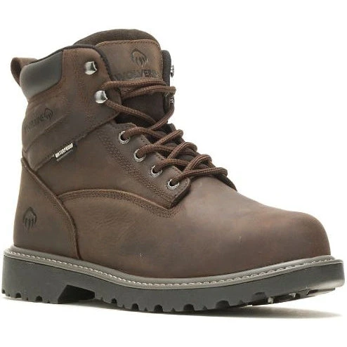 Wolverine Men's Floorhand 6" Steel Toe WP Work Boot -Brown- W231024 3 Wolverine Men's Floorhand 6" Steel Toe WP Work Boot -Brown- W231024