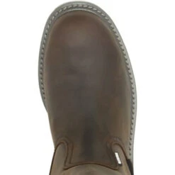 Wolverine Men's Floorhand Steel Toe WP Wellington Work Boot -Brown- W231025 -Rocky Shop WBSM W231025 012822 S23 TOP