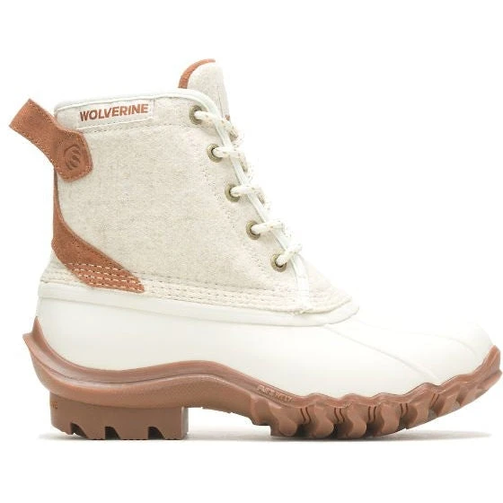Wolverine Women's Torrent Wool Duck Boot Ivory Wool W880346 4 Wolverine Women's Torrent Wool Duck Boot Ivory Wool W880346 - Image 2