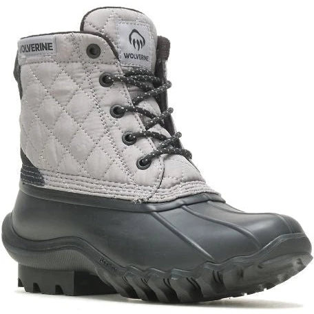 Wolverine Women's Torrent Quilted Rain And Snow Duck Boot - Grey - W880381 3 Wolverine Women's Torrent Quilted Rain And Snow Duck Boot - Grey - W880381