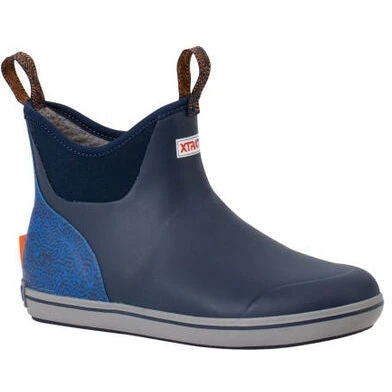 Xtratuf Men's Trolling Pack 6" WP Slip Resistant Ankle Deck Boot -Blue- XMAB2TP 3 Xtratuf Men's Trolling Pack 6" WP Slip Resistant Ankle Deck Boot -Blue- XMAB2TP