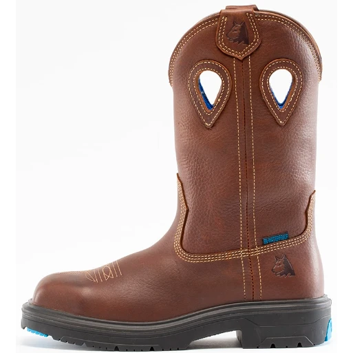 Steel Blue Men's Blue Heeler Steel Toe WP Western Work Boot - Brown - 813945 6 Steel Blue Men's Blue Heeler Steel Toe WP Western Work Boot - Brown - 813945 - Image 4