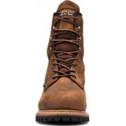 Carolina Men's Elm 8” Stl Toe WP INS Logger Work Boot - Brown - CA5821 -Rocky Shop carolina mens elm 8 stl toe wp ins logger work boot brown ca5821 2
