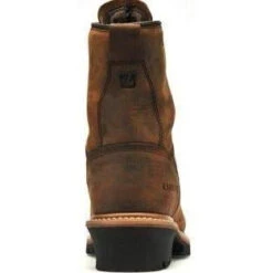 Carolina Men's Elm 8” Stl Toe WP INS Logger Work Boot - Brown - CA5821 -Rocky Shop carolina mens elm 8 stl toe wp ins logger work boot brown ca5821 5
