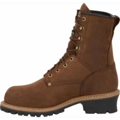 Carolina Men's Elm 8" WP Insulated Logger Work Boot - Brown- CA4821 -Rocky Shop carolina mens elm 8 wp insulated logger work boot brown ca4821 4
