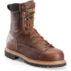 Carolina Men's Grind 8" WP Comp Toe Work Boot - Brown - CA5529 -Rocky Shop carolina mens grind 8 wp comp toe work boot brown ca5529