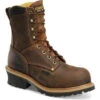 Carolina Men’s Poplar 8” Logger Comp Toe Work Boot - Brown - CA9853 1 Carolina Men’s Poplar 8” Logger Comp Toe Work Boot - Brown - CA9853 -Rocky Shop carolina mens poplar 8 logger comp toe work boot brown ca9853