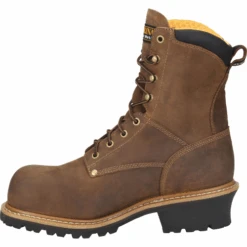 Carolina Men’s Poplar 8” WP Comp Toe Logger Work Boot Brown - CA9852 -Rocky Shop carolina mens poplar 8 wp comp toe logger work boot brown ca9852 4