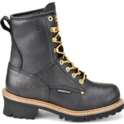 Carolina Women's Elm 8” WP Steel Toe Logger Work Boot - Black - CA1420 14 Carolina Women's Elm 8” WP Steel Toe Logger Work Boot - Black - CA1420 -Rocky Shop carolina womens elm 8 wp steel toe logger work boot black ca1420 6