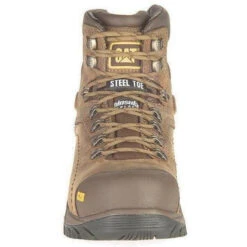 CAT Men's Diagnostic Hi WP Insulated Stl Toe Work Boot - Brown- P89940 -Rocky Shop cat mens diagnostic hi wp insulated stl toe work boot brown p89940 6