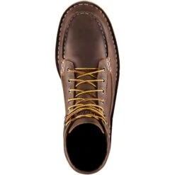 Danner Men's Bull Run USA Made 6" Moc Steel Toe Work Boot Brown 15564 -Rocky Shop danner mens bull run usa made 6 moc steel toe work boot brown 15564 3