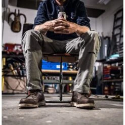 Danner Men's Bull Run USA Made 6" Moc Steel Toe Work Boot Brown 15564 -Rocky Shop danner mens bull run usa made 6 moc steel toe work boot brown 15564 6