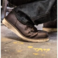 Danner Men's Bull Run USA Made 6" Moc Steel Toe Work Boot Brown 15564 -Rocky Shop danner mens bull run usa made 6 moc steel toe work boot brown 15564 9