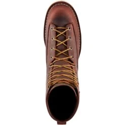 Danner Men's Bull Run USA Made 8" Soft Toe Wedge Work Boot - Brown - 15556 -Rocky Shop danner mens bull run usa made 8 soft toe work boot brown 15556 4