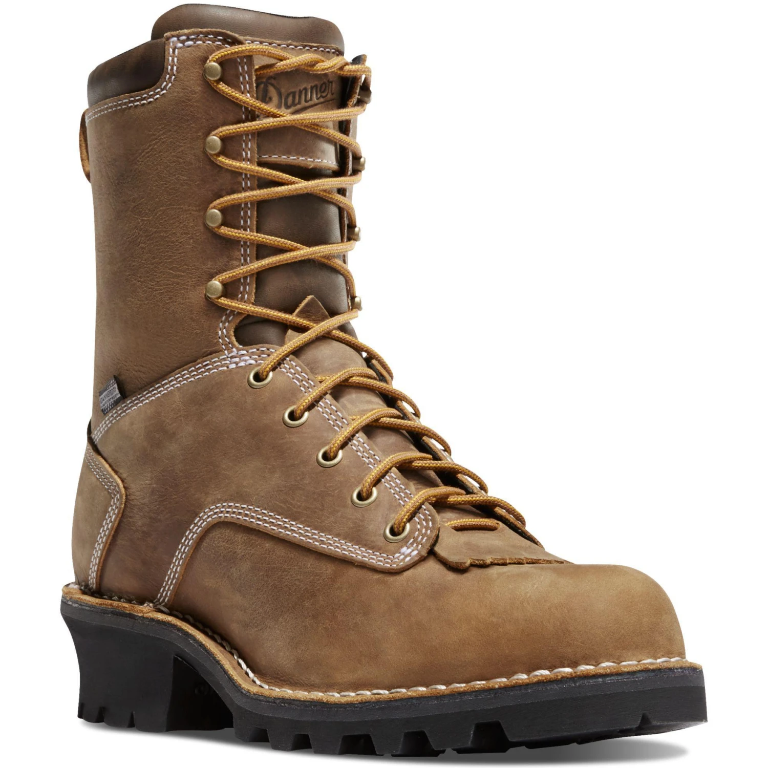 Danner Men's Logger Soft Toe WP Work Boot - Brown - 15439 3 Danner Men's Logger Soft Toe WP Work Boot - Brown - 15439