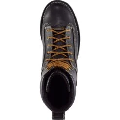 Danner Men's Quarry USA Made 8" Alloy Toe WP Work Boot - Black - 17311 -Rocky Shop danner mens quarry usa made 8 alloy toe wp work boot black 17311 4