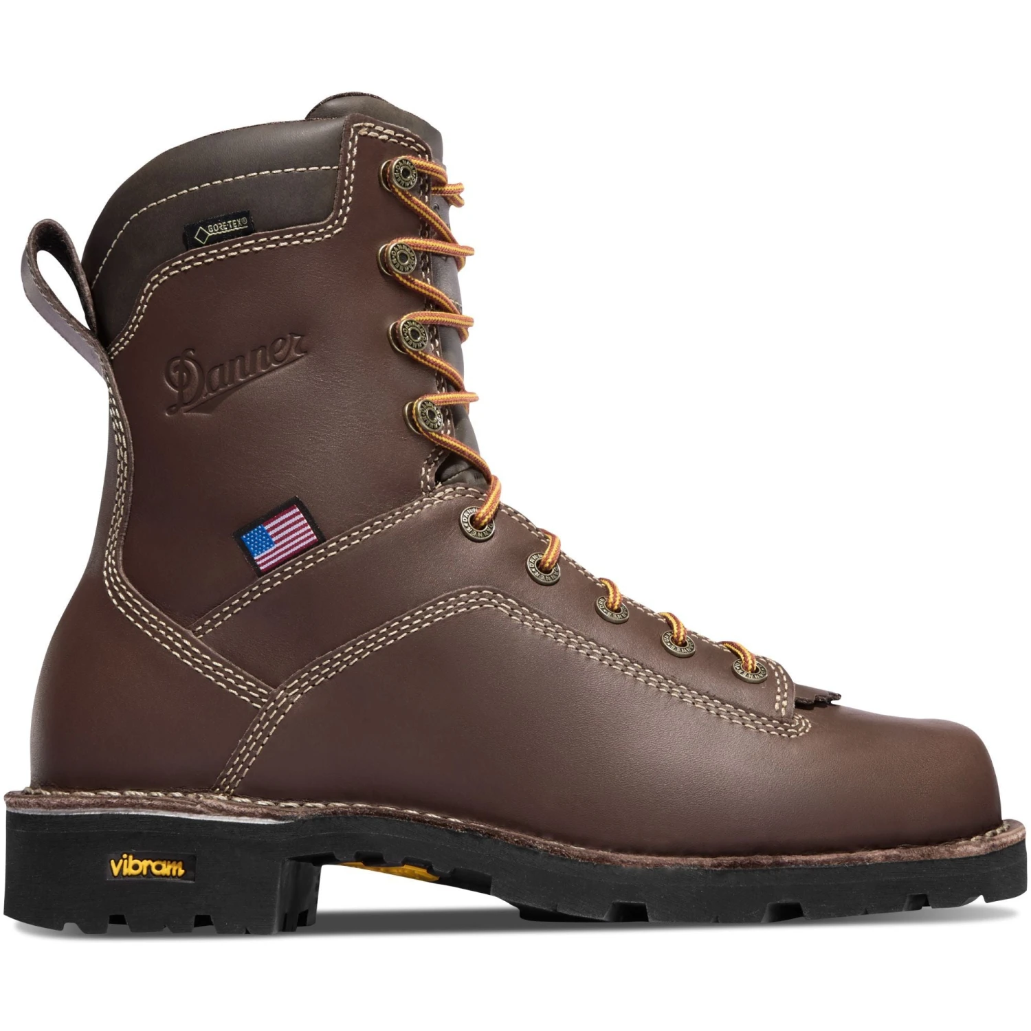 Danner Men's Quarry USA Made 8" Soft Toe WP Work Boot - Brown - 17305 7 Danner Men's Quarry USA Made 8" Soft Toe WP Work Boot - Brown - 17305 - Image 5