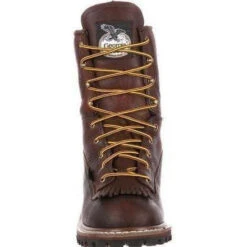 Georgia Men's 8" Steel Toe Waterproof Logger Work Boot - Brown - G7313 10 Georgia Men's 8" Steel Toe Waterproof Logger Work Boot - Brown - G7313 -Rocky Shop georgia mens 8 steel toe waterproof logger work boot brown g7313 3