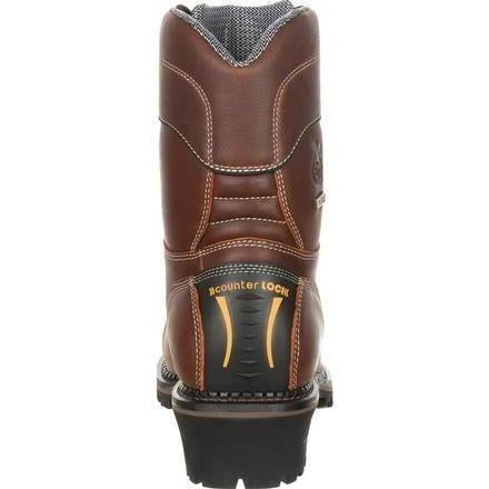 Georgia Men's AMP LT Logger Comp Toe WP Work Boot - Brown - GB00236 7 Georgia Men's AMP LT Logger Comp Toe WP Work Boot - Brown - GB00236 - Image 5